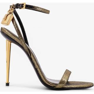 Tom Ford Padlock 105 metallic sandals - gold - EU 40