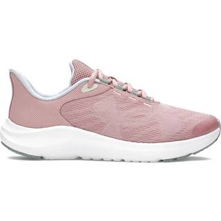Under Armour Pursuit 4 Big Logo Girls' Grade School Running Shoes Tourmaline Pink / Nimbus Blue / Stone 36