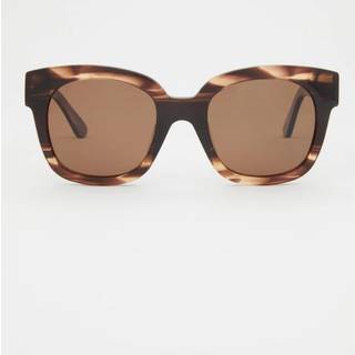 GLAS Chloe Dark Brown Sunglasses Strength 1.5 +