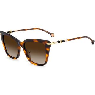Carolina Herrera Kvinde HER 0351/G/S 086/HA Solbriller Acetat Havana Brun Cat Eye Normal Skygge