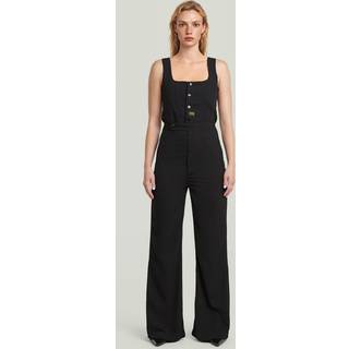 High Waist Jumpsuit - Black - Women