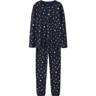 Name It Pyjamas Navy Blazer Med Juleprint (Voksen) - Str. Xs