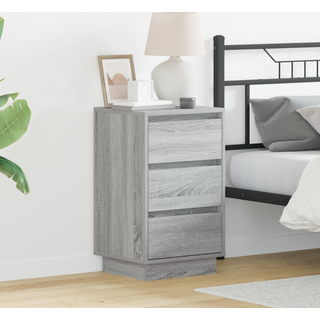 Natskab med skuffe med Grå 39 x 34.5 x 65 cm Konstrueret træ