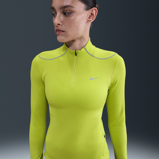 Nike Therma-FIT ADV Swift Reflective HZ Shirt Str. XL Gul Dame