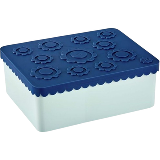 Madkasse blomst (Mørk blå)