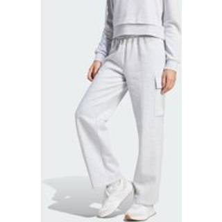 Essentials Linear Fleece Cargo bukser - Light Grey Heather / White