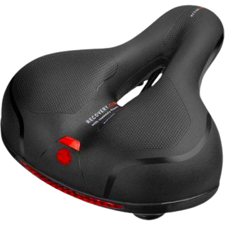 Cykelsadel - Ergonomisk design med anti-slip og memoryskum - Rød