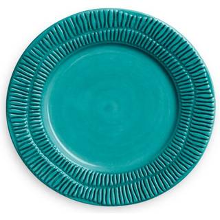 Mateus Stripes Tallerken 21 Cm Havblå - Asietter Keramik Ocean - EOC05ST