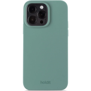 Holdit iPhone 15 Pro Max Soft Touch Silikone Cover - Moss Green