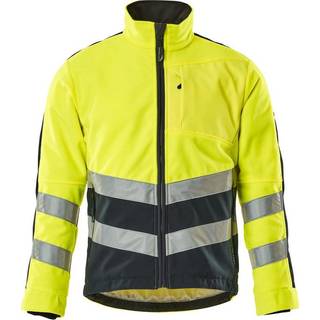 MASCOT SAFE SUPREME Sheffield fleecejakke, hi-vis gul/mørk marine - XL