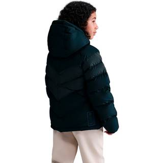 Inter Milan Nike Football-jakke med hætte og syntetisk fyld til større børn - sort - L