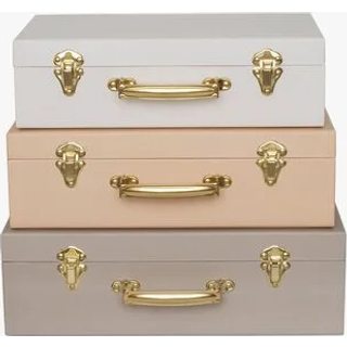 Jabadabado Kufferter 3-Pak, Beige