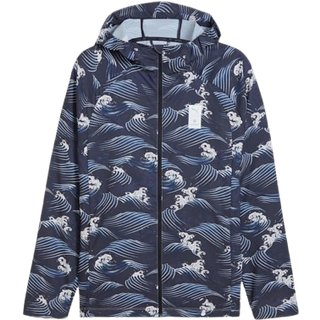 Jakke med hætte Puma Saysky AOP Jacket 526959-16 Størrelse S