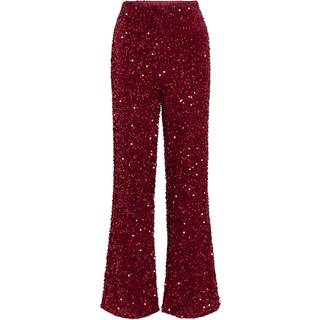 Vibelieve Paillet Højtaljede Bukser