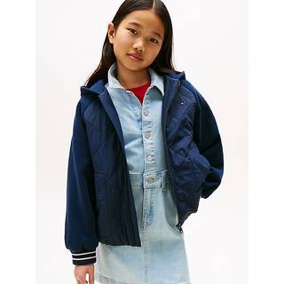 Quilted Relaxed Hooded Jacket