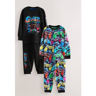 Next Multi Gamer Long Sleeve Pyjamas 2 Pack (3-16yrs)