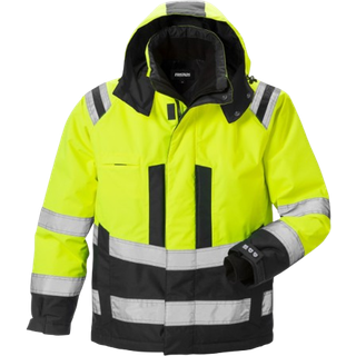 Fristads 119626 Hi Vis Airtech® vinterjakke kl.3 4035 / Arbejdsjakke Hi-Vis Gul/Sort XL