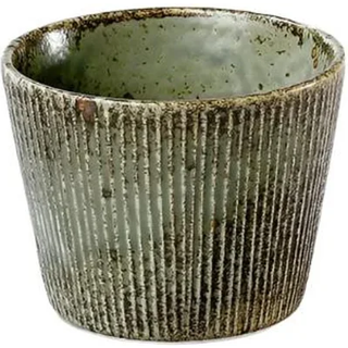 Japansk keramik: Soba kop og tekop (flere farver) - Grøn