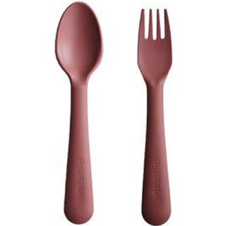 MUSHIE Bestik - Gaffel & Ske - Woodchuck