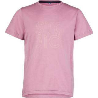 Stoic Kid's Merino180 BengtSt. Shirt Merino-shirt Børn størrelse 128 farve pink