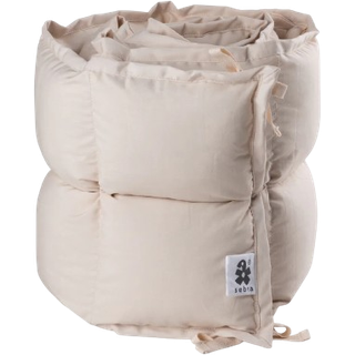 Sebra Bed Bumper with Kapok Filling, 180 x 26 cm - Birchbark Rose