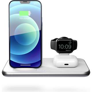 ZENS Aluminium 4 in 1 Stand Wireless Charger 45W USB PD white