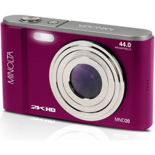 Minolta MND20 44 MP / 2,7K Ultra HD Digital Camera (Magenta)