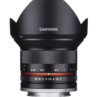 Samyang MF 12mm F2 Sony E NCS CSC [Ekstra Tilbehør Medfølger]
