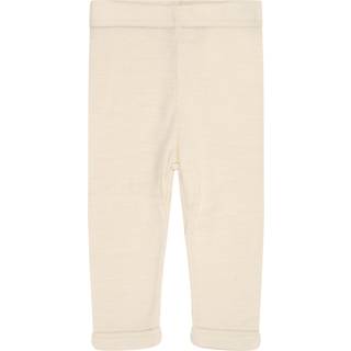 Lil' Atelier Leggings Turtledove Melange i Uld/modal Rib - Str. 3m 62cm