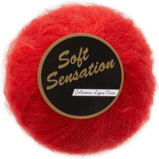 Lammy Soft Sensation Garn Med Lurex 25 Gram 0604 Rød
