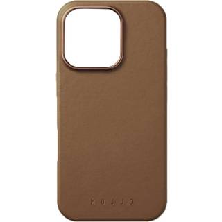 Mujjo iPhone 16 Pro mobiletui (tan)
