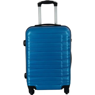 Kabinekuffert - Hardcase - Blå håndbagage kuffert tilbud