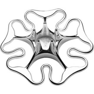 Rose Candlestick Silver