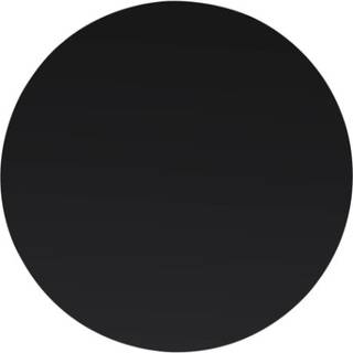 Bordplade Hærdet Glas Rund 300 Mm - Sort / Ø 60 cm