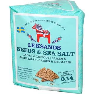 Leksands 4 x Knækbrød Frø og Havsalt