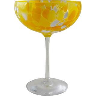 Magnor Swirl champagneglas 22 cl, gul