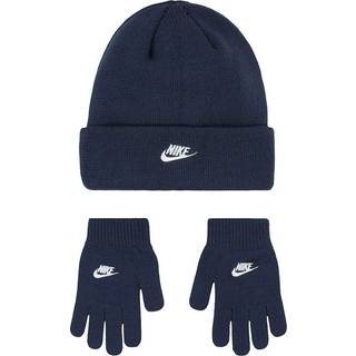 Nike Nike Navy Club Beanie and Glove Set
