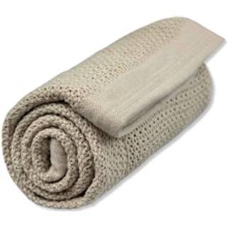 Vinter & Bloom Soft Grid Hæklet Babytæppe, Pebble Greige