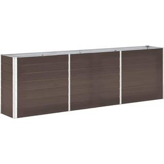Hævet Plantekasse Galvaniseret Stål - 240 x 40 x 77 cm