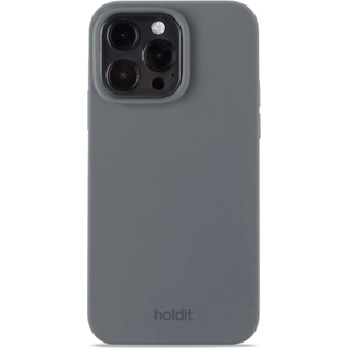 Holdit iPhone 14 Pro Max Soft Touch Silikone Cover - Space Gray