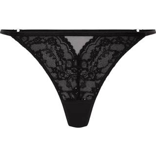 Hunkemöller Sabrina g-streng med høj benudskæring sort - L