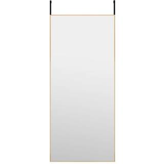 Dørspejl Glas Og Aluminium - Guld / 40 x 100 cm