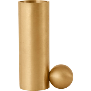 OYOY Palloa solid, børstet messing Høj