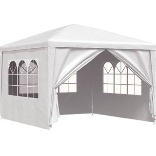 festtelt 3 x 3 m hvid