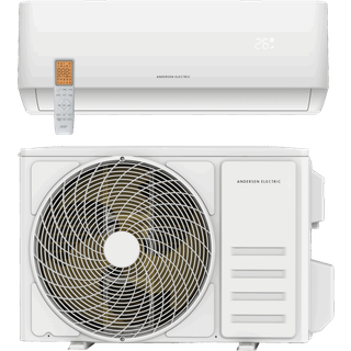 Andersen Electric MAT Pro 12 luft/luft varmepumpe med WiFi, 4,9 kW, 77 m², mat hvid