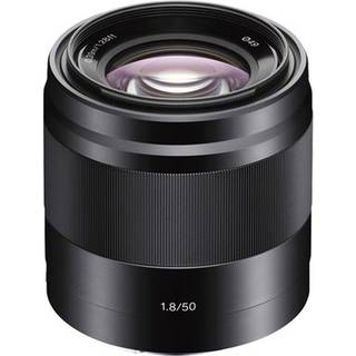 Sony E 50mm f/1.8 OSS-linse til E-mount NEX-kameraer (sort)