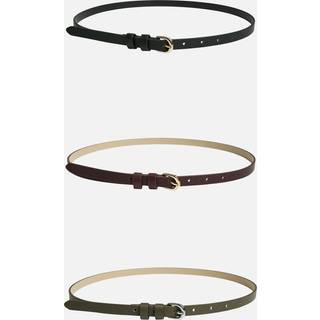 Killas 3-pak Bælter, Black Morel/Winetasting, 90 cm