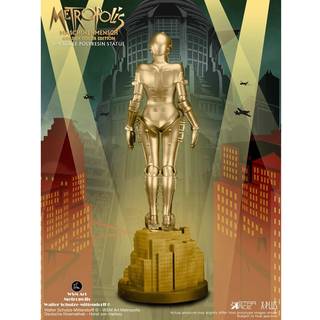 Metropolis Statue 1/4 Maschinenmensch Metallic Gold 40 cm