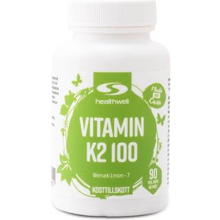 Healthwell Vitamin K2 100, 90 kapsler