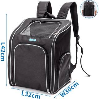 PET EXTENSION RYGGSÆK - L32*B30*H42CM - SORT GRÅ